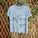 Vintage Y2K seven seas whale watch aop wraparound 90s tshirt