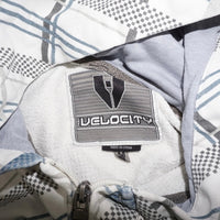 Medium-Vintage Y2K zip up plaid grunge velocity youth hoodie