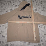 XL - Vintage Y2K side out embroider surf skate 2000s hoodie