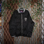 Large-Vintage Y2K Oakland Raiders zip NLFL 90s puffer jacket