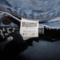 29x30 - Vintage Y2K Britannia 2000s jeans faded denim pants