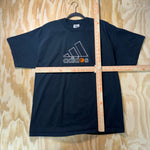 Vintage Y2K Adidas basketball embroidered bball 1990s tshirt