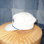 OSFA - Vintage 1990s embroidered bud dry beer promo rope hat