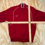 vintage y2k nike 2000s zip up embroider swoosh track jacket