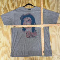 Vintage y2k heather grey david bowie zion rootwear t-shirt
