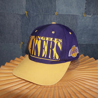 OSFA - Vintage Y2K Los Angeles Lakers embroidered 1990s hat