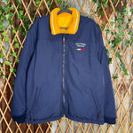 Vintage y2k tommy hilfiger reversible 1990s embroider jacket