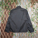 Small - Vintage Y2K windbreaker stripe zip up track jacket