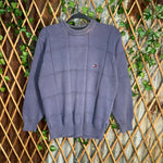 Vintage Y2K Tommy Hilfiger 2000s knit embroider cube sweater