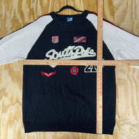 Vintage y2k south pole 2000s patches knitted sweater
