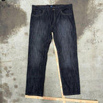 Vintage y2k blue ocean 00 checkerboard embroider denim jeans