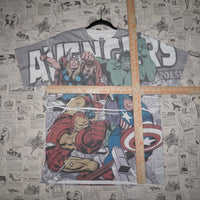Medium - Vintage Y2K avengers 2000s marvel comic aop t-shirt