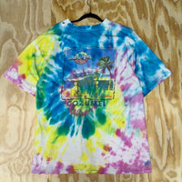 Vintage 1990s hard rock tie dye t-shirt