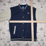 Large - Vintage Y2K little big dogs 90s denim bomber jacket