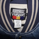 Large - Vintage Y2K hartwell 1990s embroidered denim bomber