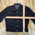 Vintage Y2K guess 1990s femme embroider denim button jacket