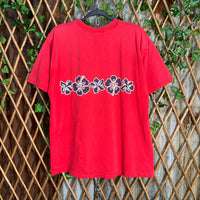 Vintage Y2K Pismo beach club flowers wraparound surf t-shirt