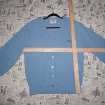 Large - Vintage Y2K campus Le Tigre patch 90s knit cardigan