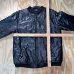 Vintage Y2K rocawear hip hop new york leather zip 00s jacket