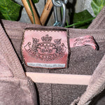 Vintage Y2K juicy couture velour Terry cloth 00s zip hoodie