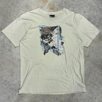 Vintage / Y2k fox racing beige motocross T-Shirt