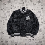 Medium Vintage 80s LA Raiders NFL satin youth bomber jacket