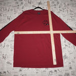 XL - Vintage Y2K G.H.bass & co. fishing 2000s red LS t-shirt