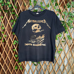 Vintage Y2K metallica death magnet skull 2000s tour t-shirt