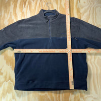 Vintage Y2K reebok 2000s embroider 1/2 zip fleece sweatshirt