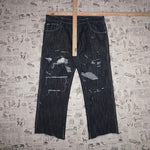 38 - Vintage Y2K South Pole 2000s baggy faded thrashed pants