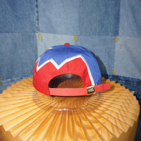 Vintage Y2K CAT caterpillar zig sawtooth embroider 1990s hat