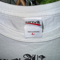 Vintage Y2K Las Vegas Gothic old English wings skull T-shirt