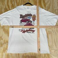 Vintage y2k baskins hot rod 2000s auto shop promo t-shirt