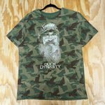Vintage y2k duck dynasty duck camo all over print big face T