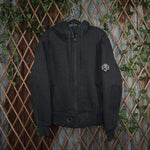 L- Vintage / Y2K 2000’s Sherpa lined y2k embroidered  jacket