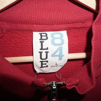 Large - Vintage Y2K blue 84 raw HEM 00s zip up track jacket