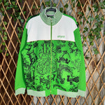 Vintage Y2K Enyce 2000s hip hop aop embroider zip up jacket
