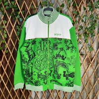 Vintage Y2K Enyce 2000s hip hop aop embroider zip up jacket