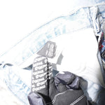 Vintage Y2K structure denim jeans workwear 2000s faded pants