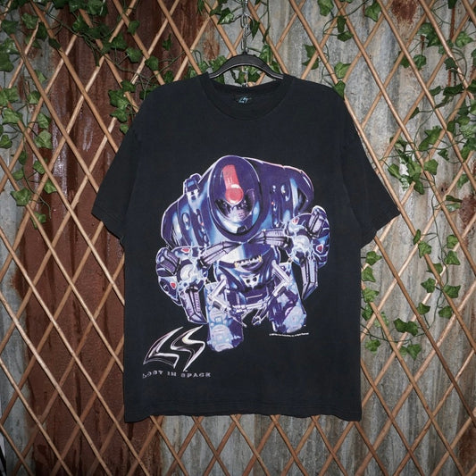 XL - Vintage Y2K lost in space 90s movie promo robot t-shirt
