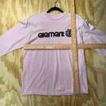 Vintage Y2K element skateboards surf 1990s Pink LS T-shirt