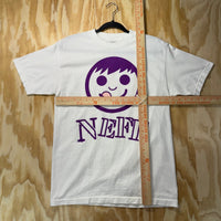 Vintage Y2K neff skate/surf big smiley face cartoon t-shirt