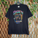 Vintage Y2K Blimp Dawn patrol Reno 90s Nevada skyline Tshirt