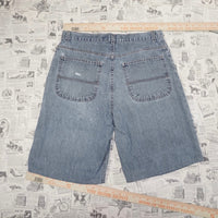 33x30 - Vintage Y2K faded glory denim faded carpenter jorts