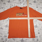 XL - Vintage Y2K no boundaries 2000s LS orange youth t-shirt