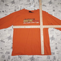XL - Vintage Y2K no boundaries 2000s LS orange youth t-shirt