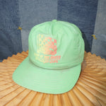 OSFA - Vintage a day at the races snap on 1990s neon hat
