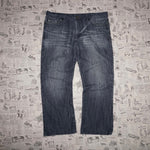 38 - Vintage Y2K buffalo jeans 2000s baggy wide denim pants