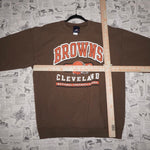 XL - Vintage Y2K Cleveland Browns Helmet NFL 90s sweatshirt