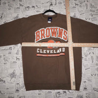 XL - Vintage Y2K Cleveland Browns Helmet NFL 90s sweatshirt